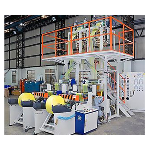 Economical E-Type HDPE/LDPE Twin Head High Speed Blown Film Line