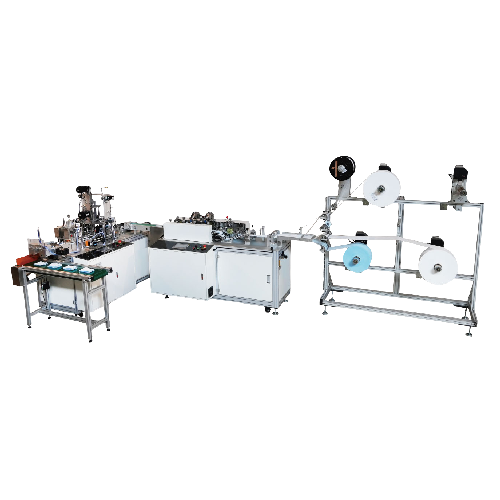 Трехслойная машина для изготовления медицинских масок с встроенной системой регистрации печати