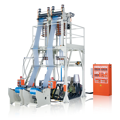 TWIN HEAD HDPE ПЛАСТИКОВАЯ ИНФЛЯЦИОННАЯ МАШИНА KMH-45T