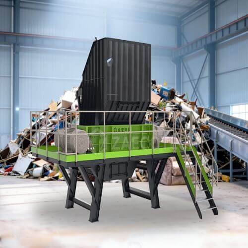 Bulky Waste Shredder Machine for Sofa, Mattress, Pallet and Furniture Recycling