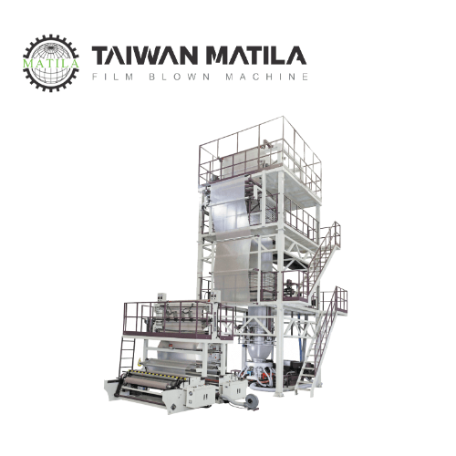 Three Layer Co-Extrusion Film Blowing Machine
