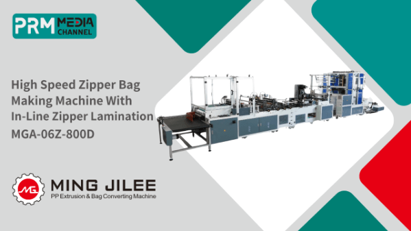 High Speed Zipper Bag Making Machine With In-Line Zipper Lamination | MGA-06Z-800D