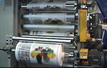 6 цветов Высокоскоростная стеллажная флексопечатная машина-PKF1000-6HS